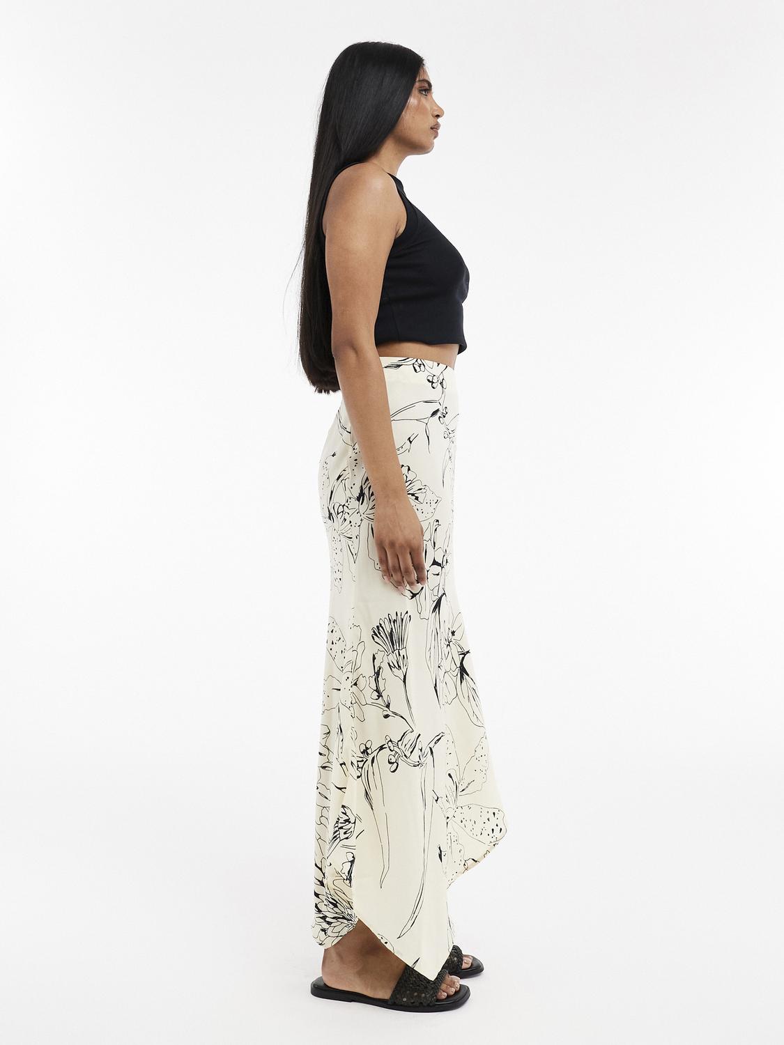TSMANI PRINTED MAXI SKIRT